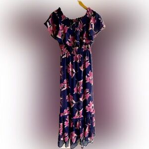 🌻SOLD🌻Express floral off the shoulder dress